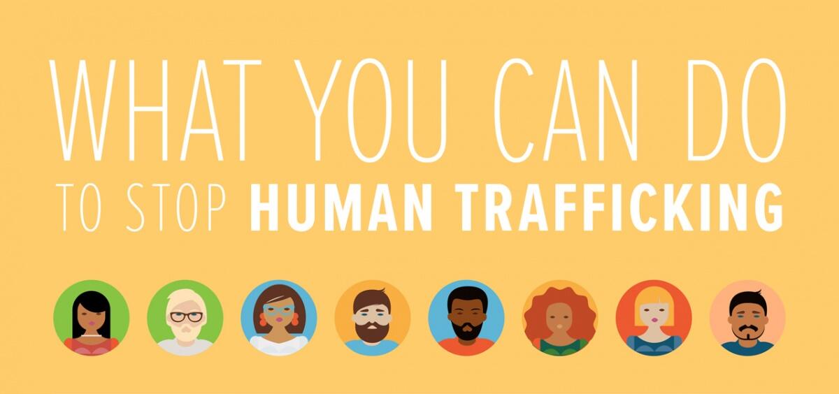 What can you do to stop human trafficking in Ventura County?