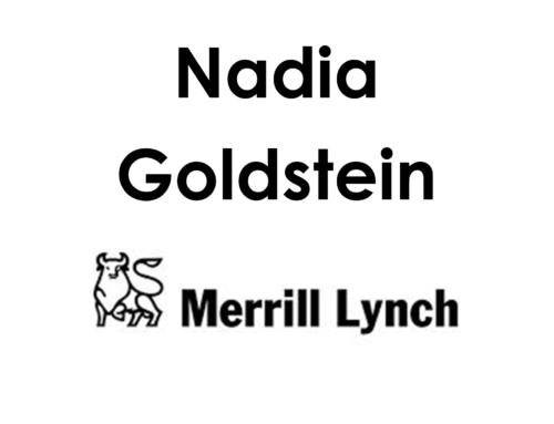 Nadia Goldstein Merryl Lynch